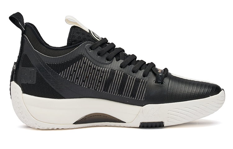 361° Zen 3 Abrasion Resistant Slip Resistant Mid top Performance Basketball Shoes Men’s White Black