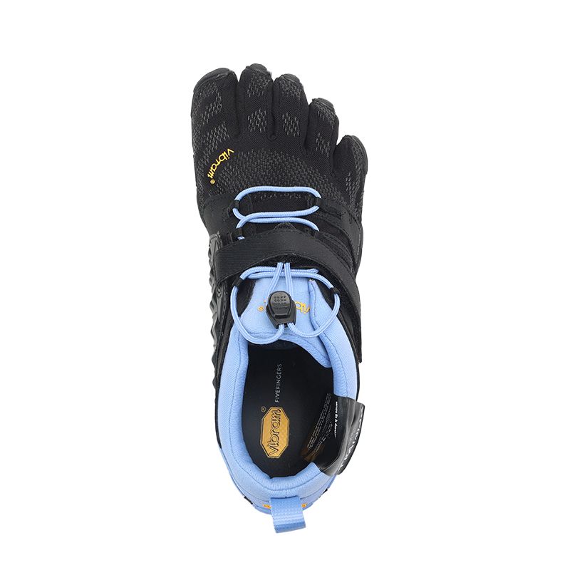 Vibram V TRAIN2.0 Five Fingers Shoes Slip Resistant Support Quick Dry Low top Training Shoes Women’s Black Blue