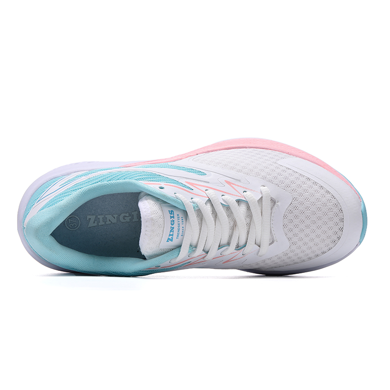 ZINGIS Slip Resistant Mid top Training Shoes Unisex Female/Blue/White