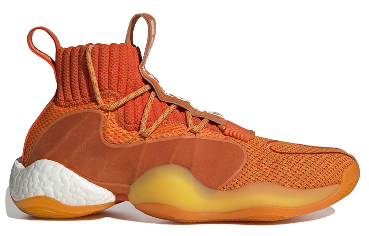 Высокие кроссовки adidas originals Crazy BYW X "Gratitude" (оранжевый) — 橘色 — фото 2