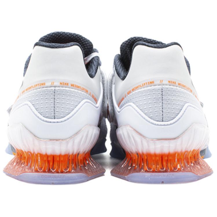 Nike Romaleos 4 Slip Resistant Abrasion Resistant Low top Weightlifting Shoes Unisex White