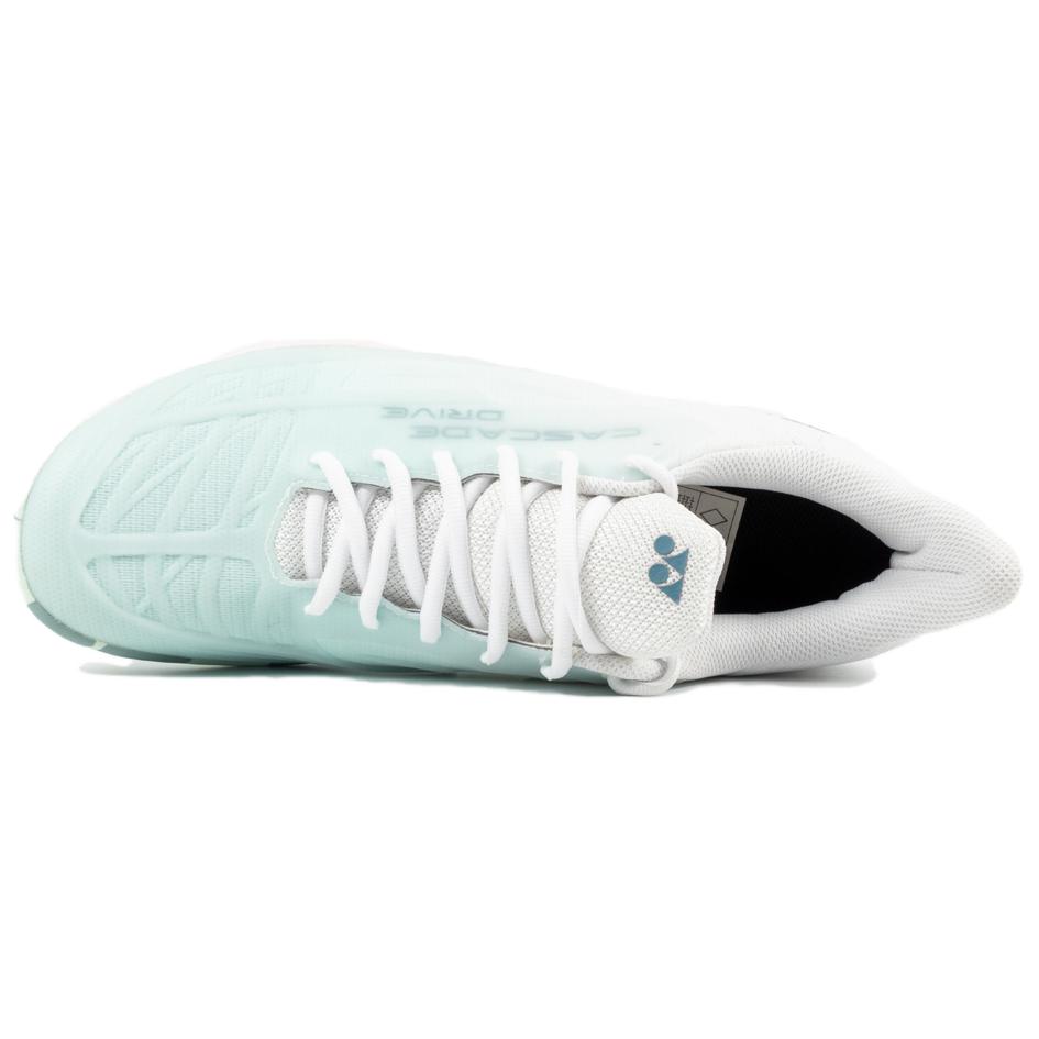 YONEX Slip Resistant Abrasion Resistant Low top Badminton Shoes Unisex White Green