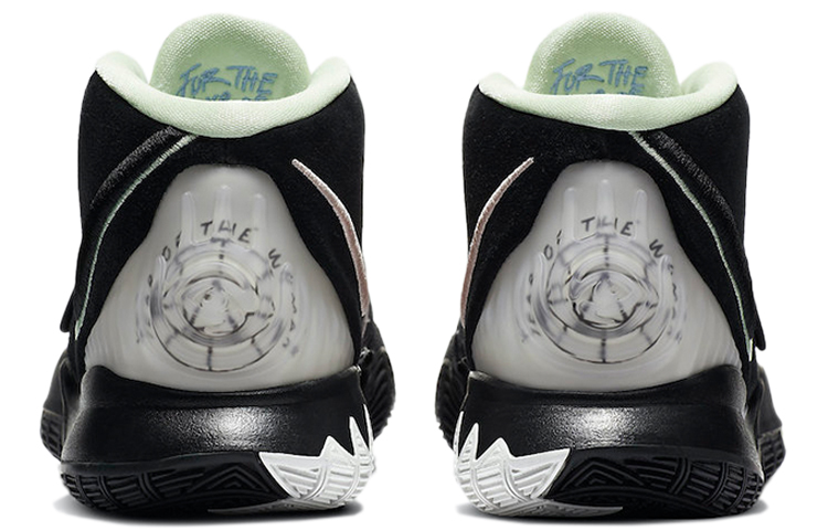Кроссовки Nike Kyrie 6 Asia Irving (черно-зелено-фиолетовые) — Чёрныйзелёныйфиолетовый — фото 5