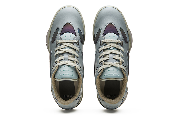 EQLZ EQUALIZER 1980 Slip Resistant Abrasion Resistant Low top Vintage Basketball Shoes Unisex Gaia