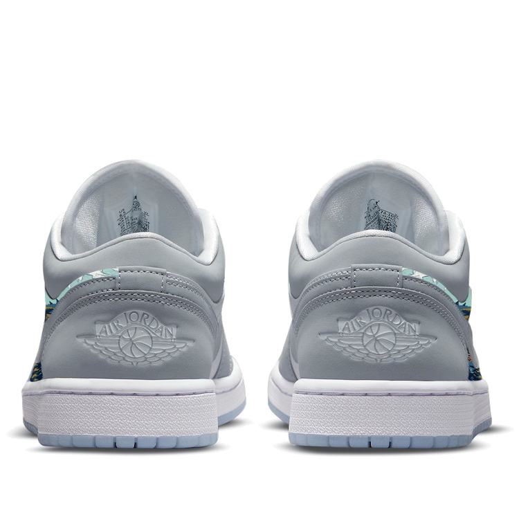 Jordan Air Jordan 1 Vintage Basketball Shoes Women’s Low Top Gray/White