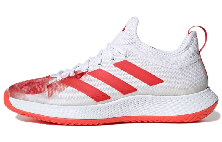 Adidas ULT Multicourt Comfortable And Breathable Abrasion Resistant Low top Tennis Shoes Men's White Red