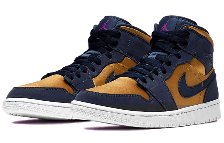 Jordan 1 Mid Obsidian Desert Ochre