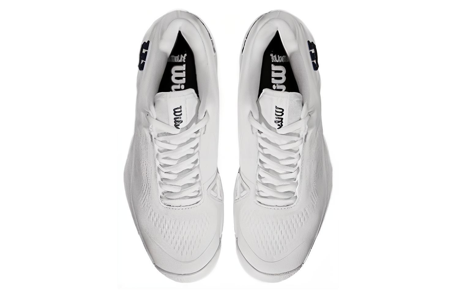 Wilson Rush Pro 4.0 Abrasion Resistant Support Abrasion Resistant Support Low top Tennis Shoes Men’s White