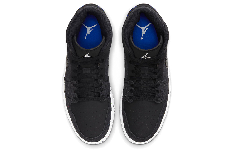 Jordan 1 Mid Crater Black
