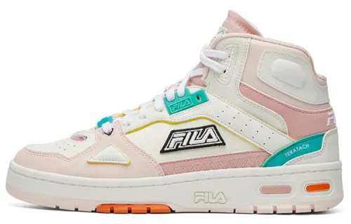 FILA FUSION Heritage Retro Basketball Shoes 'White Pink' Women's