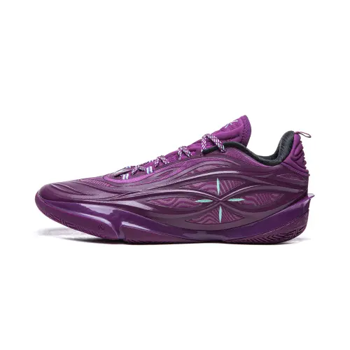 LiNing Wade 808 5Ultra v2 Lavender Ultra Technology Lightweight Flexible Stable Support Wrapped Anti-Twist Shock Absorbing Anti-Slip Wear-Resistant Breathable Rebound Grip Low-top Basketball Shoes Men's Purple
