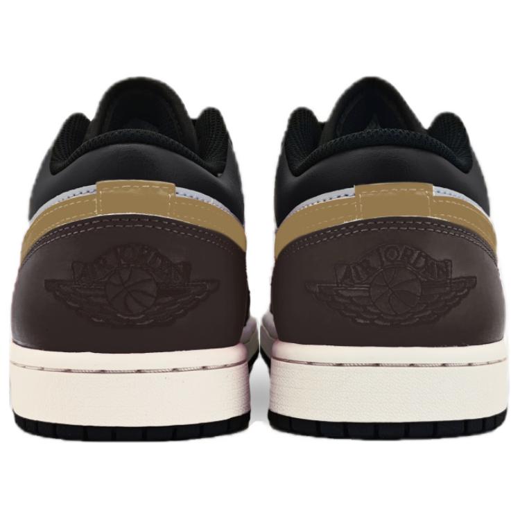 Jordan Air Jordan 1 Abrasion Resistant Vintage Basketball Shoes Unisex Khaki Brown