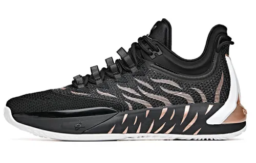 Anta Anta GH1 Hayward wear-resistant non-slip low-top basketball shoes men's black gray