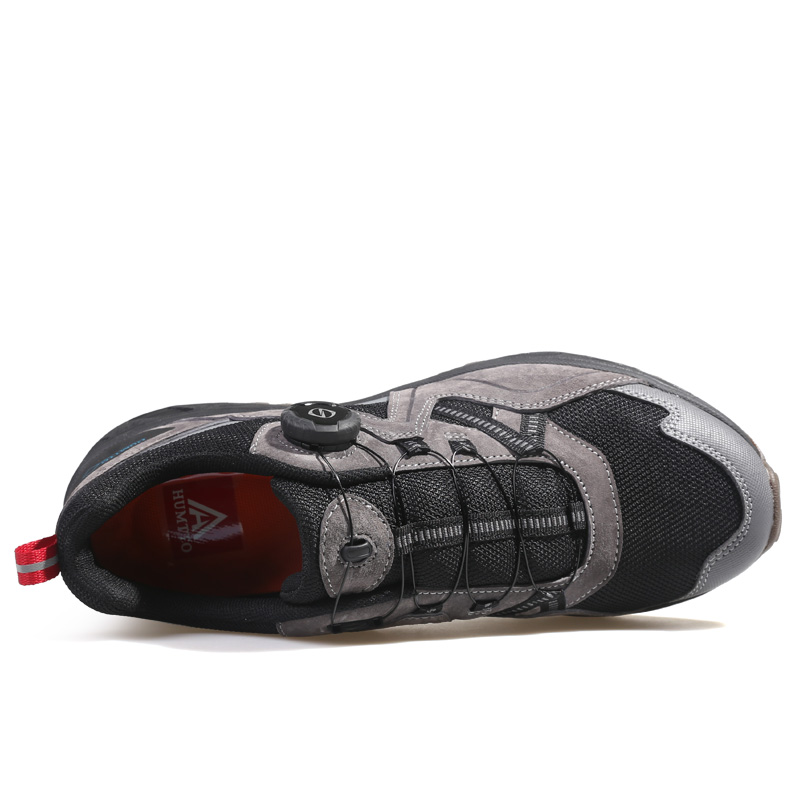 HUMTTO Mountaineering & Hiking Shoes Men’s Low Top Gray/Black