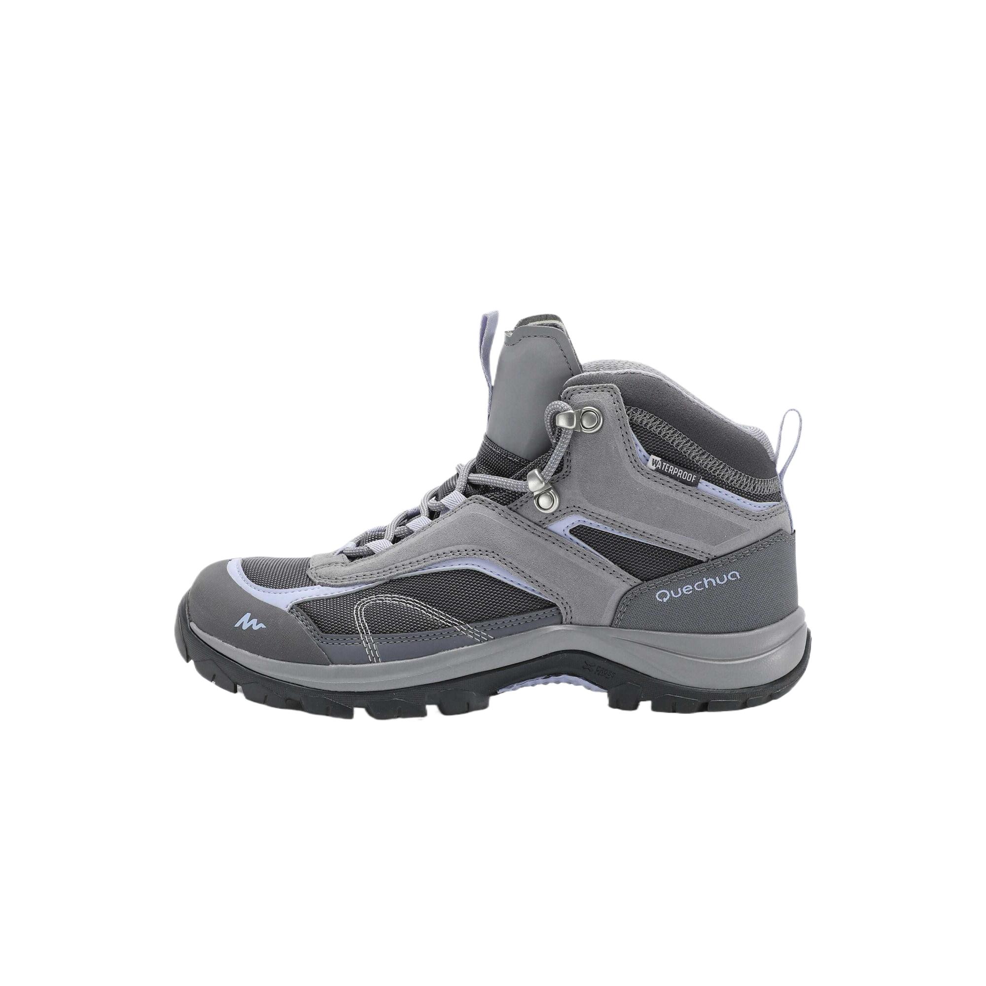 DECATHLON MH100 Outdoor Sports Cushioning High top Mountaineering Shoes Women’s Gray