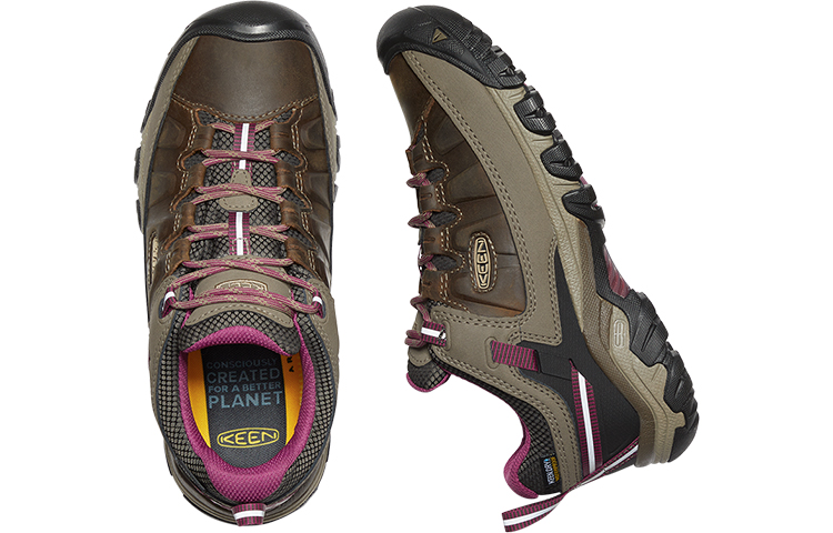 KEEN Targhee 3 WP Cushioning Anti-Slip And Wear-Resistant Low-Top Outdoor Hiking Trekking Shoes Women’s Brown