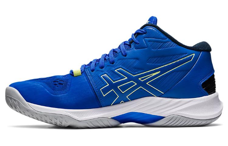 Asics Sky Elite FF 2 MT 2 Comfortable Volleyball Shoes Shock Absorption Low Top Training Shoes Men's Blue White