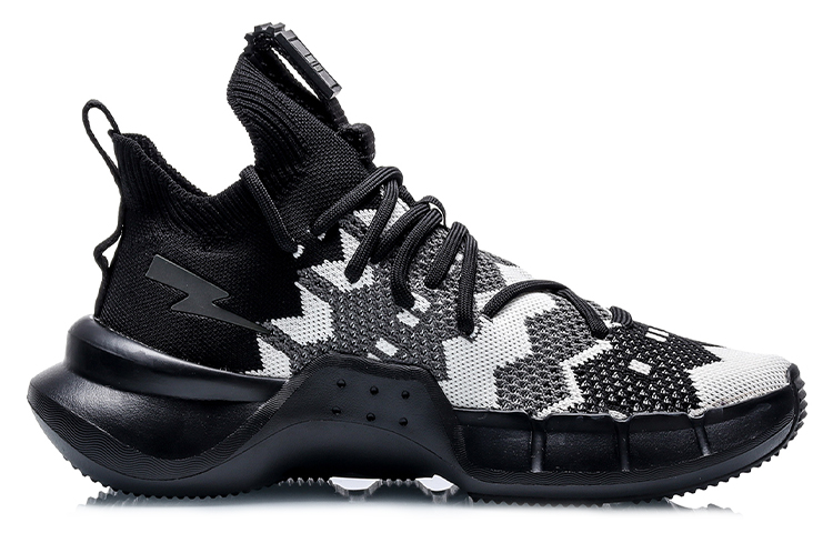 Neil Barrett X Li Ning Essence 2.3 Vintage Basketball Shoes Women’s Mid Top Black/White