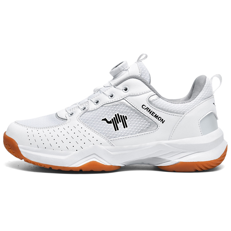 LINGHANGLUOTUO Badminton Shoes Unisex Low Top White/Gray/Blue/Red