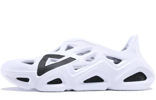 PEAK State Pole Clogs Unisex White Black
