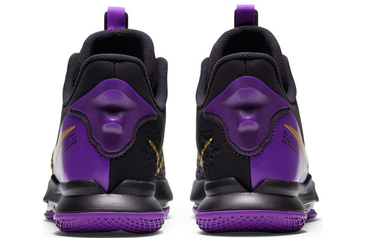 Мужские кроссовки Nike LeBron Witness 5 EP (черно-фиолетовые) — фото 5
