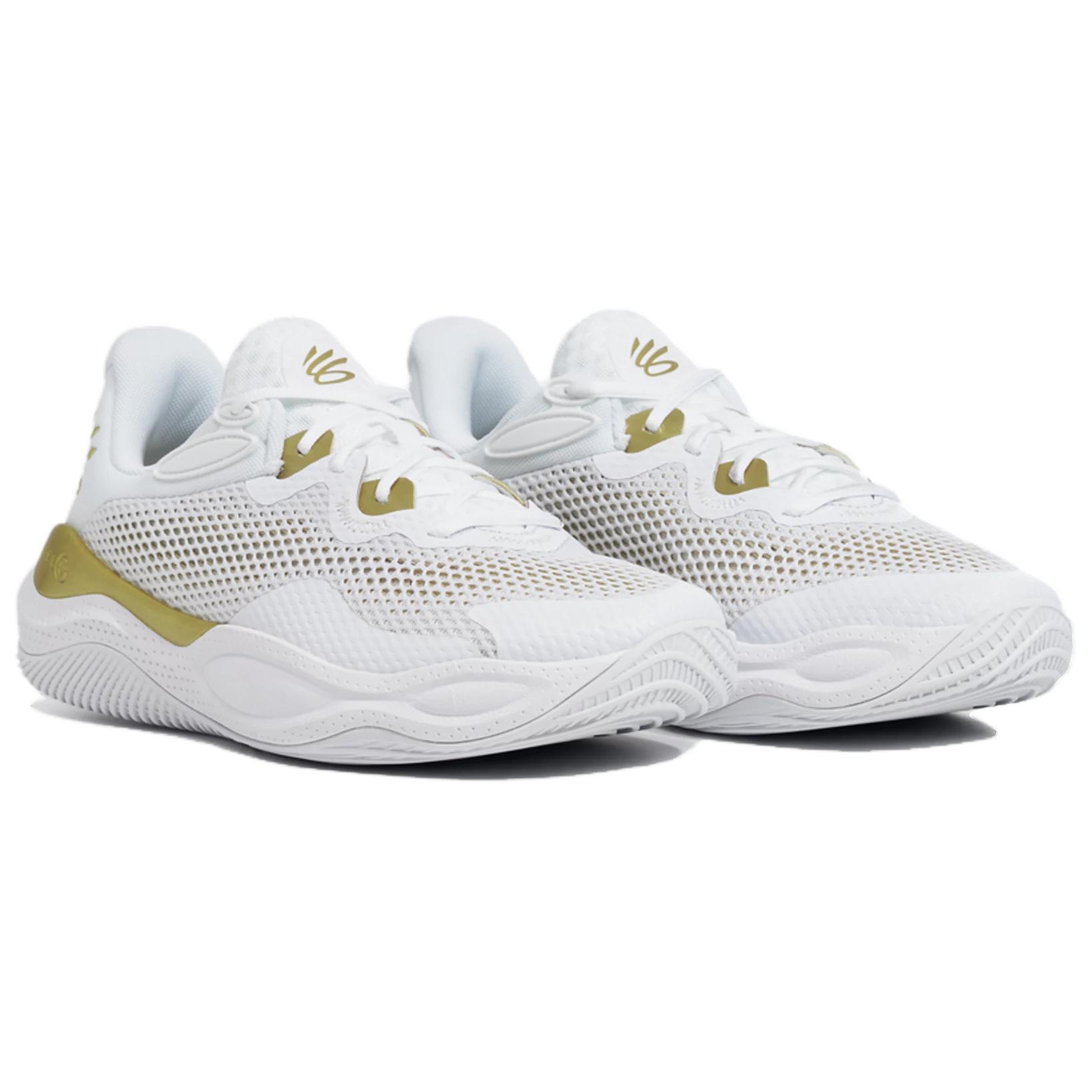 Under Armour Curry Splash 24 Slip Resistant Abrasion Resistant Low top Basketball Shoes Unisex White