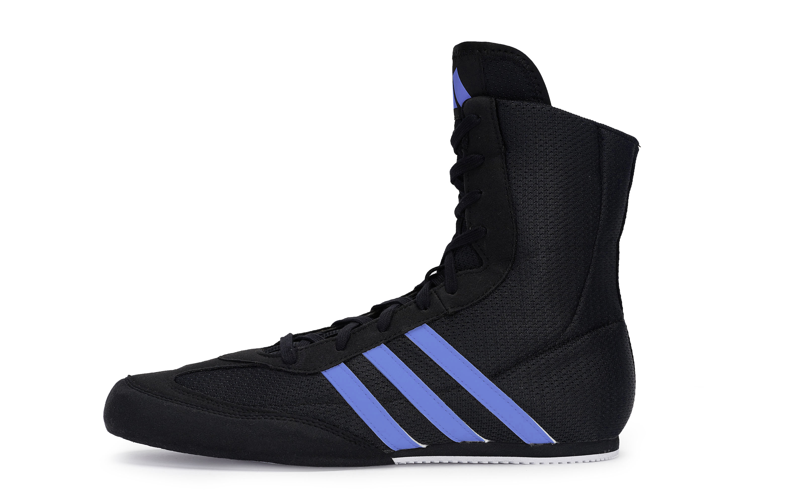 Adidas Box Hog 2.0 Abrasion Resistant Abrasion Resistant High top Training Shoes Unisex Black Blue