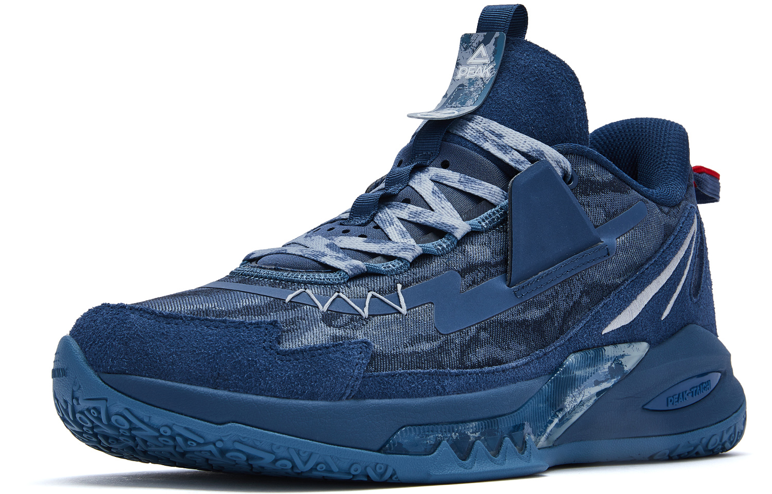 PEAK Lightning 9 Taichi Cushioning Slip Resistant Abrasion Resistant Low top Basketball Shoes Men’s Photo Blue