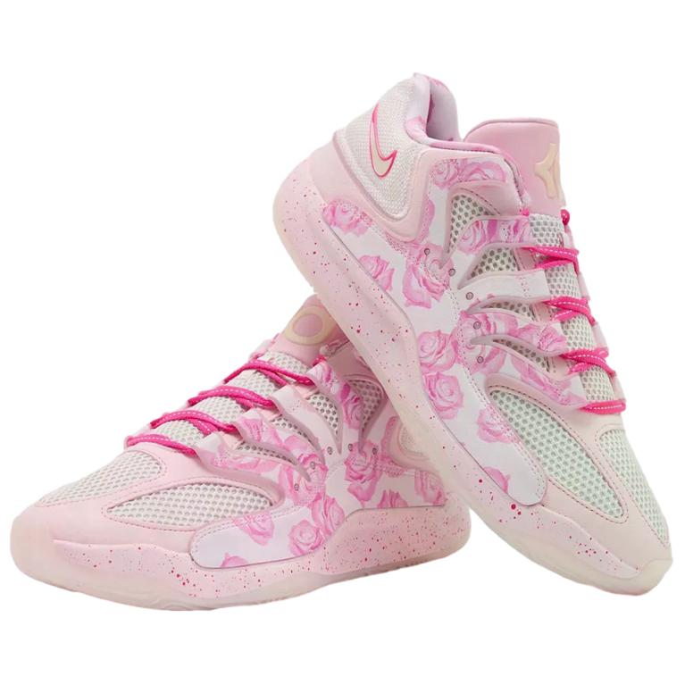 Nike KD 18 Classic And Versatile Breathable Support Basketball Shoes Unisex Pink