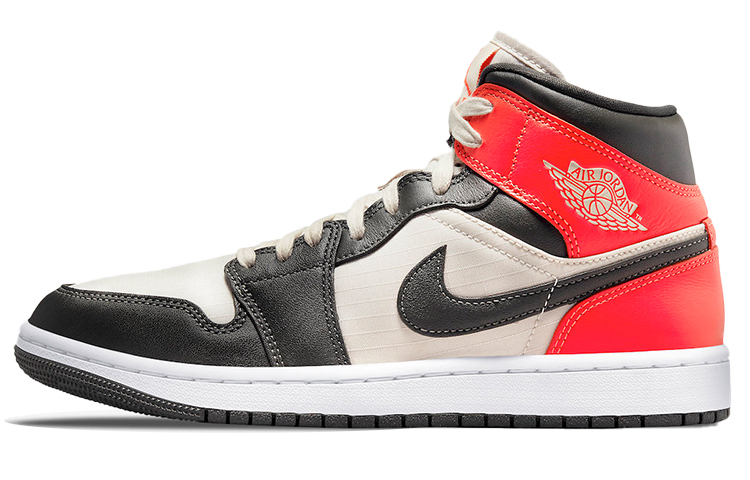 Jordan 1 Mid Newsprint Light Orewood Brown Women’s