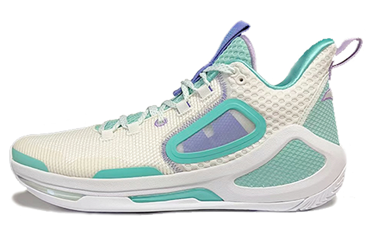 Anta Fabric Cushioning Slip Resistant Abrasion Resistant Coverage Support Low top Basketball Shoes Men’s