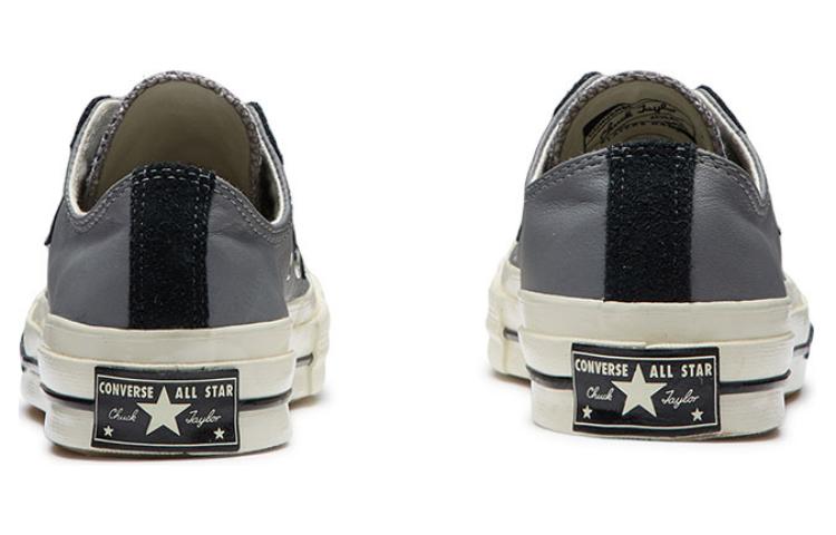 Женские кеды Converse Chuck 1970s (серо-черные) — фото 4
