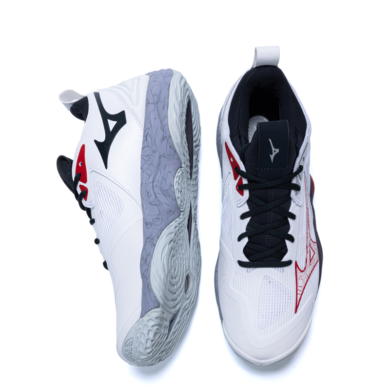 Wave Momentum Mizuno 3 ‘White Salsa Vulcan’