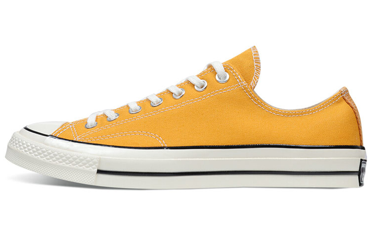 Converse Chuck Taylor All Star 70 1970s retro, versatile, wear-resistant and lightweight, low-top canvas shoes, same style for men and women, yellow and white