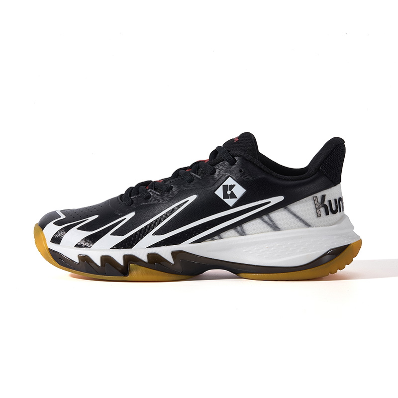KUMPOO Asura Collection Cushioning Support Balance Low top Badminton Shoes Unisex Black