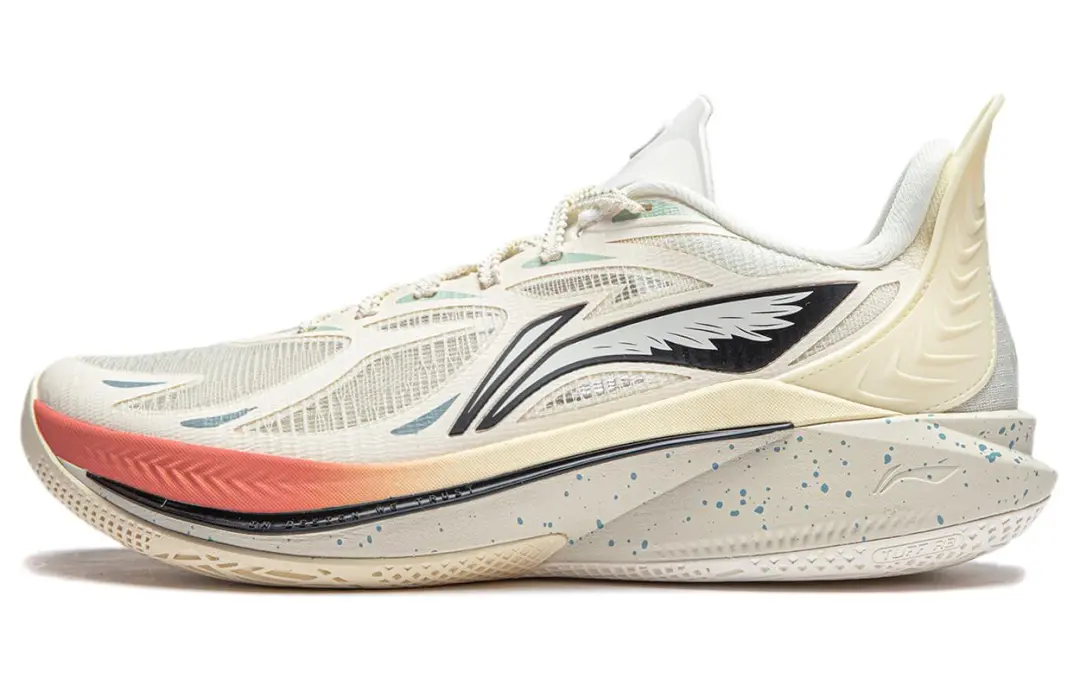 Li Ning SONIC 12 BOOM Technology Low top Basketball Shoes Men's Beige
