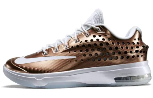 Nike KD 7 Elite EYBL Durant 7 OG round toe lace-up non-slip lightweight low-top practical basketball shoes men's platinum