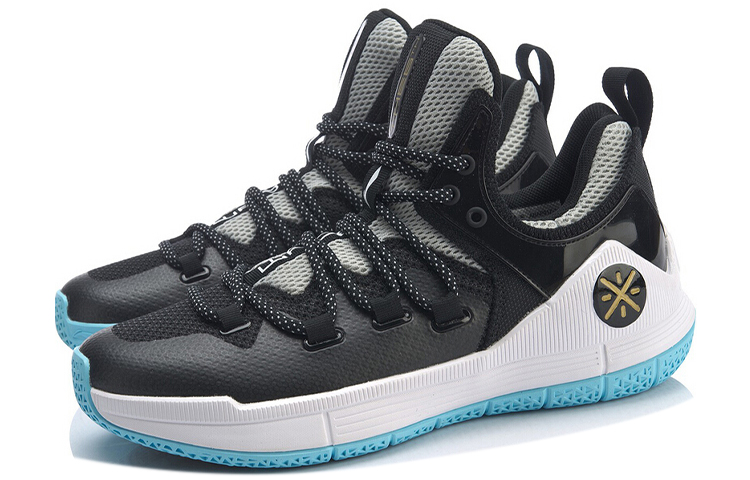 Li Ning 6th Person 2019 The Sixth Person Low top Basketball Shoes Men’s Black White