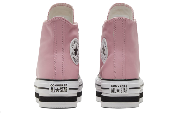 Женские кеды Converse All Star Chuck Taylor (розово-белые) — Розовый / белый — фото 4