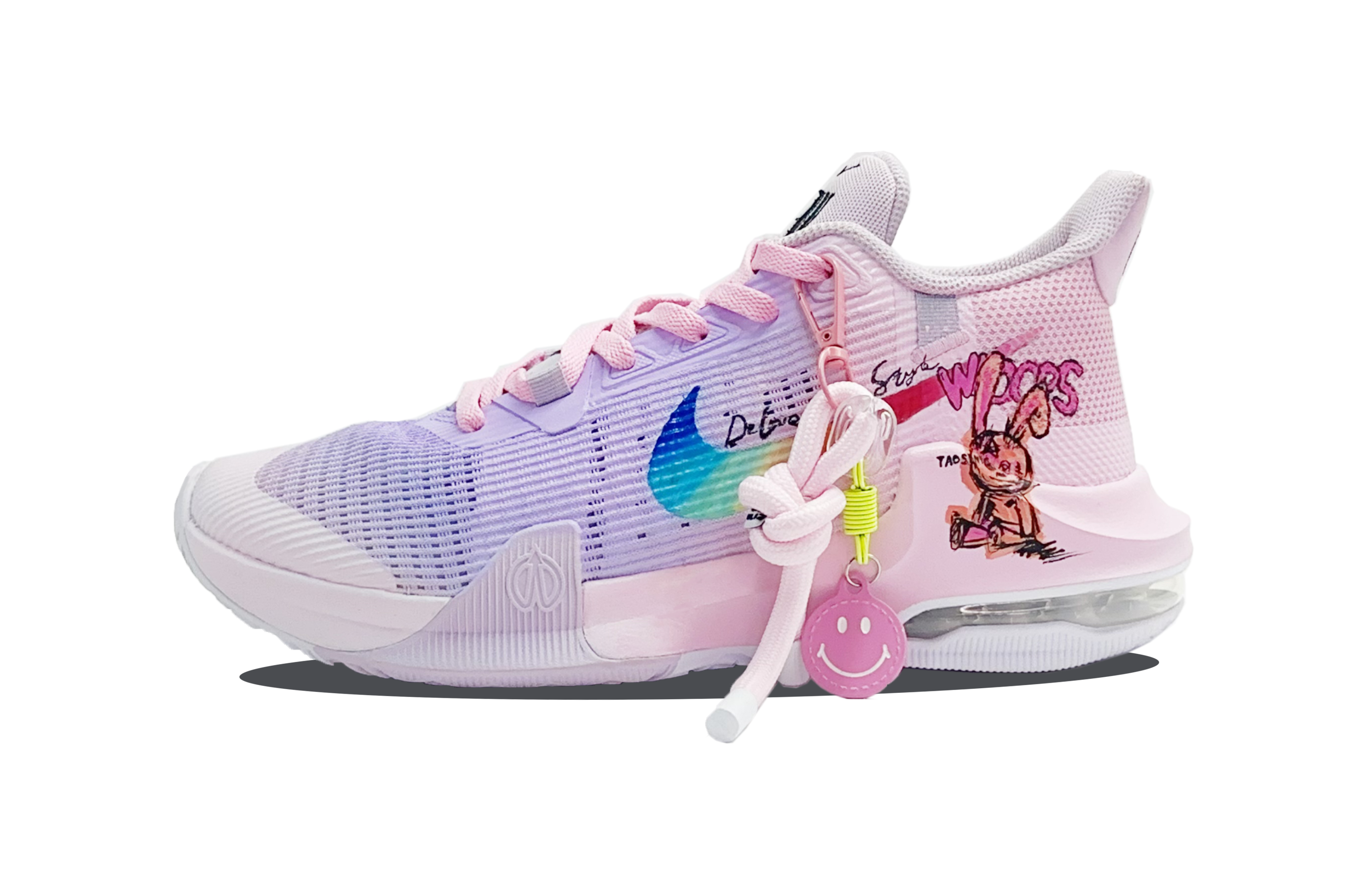 Nike Air Max Impact 3 Fabric Slip Resistant Abrasion Resistant Low top Basketball Shoes Men’s Light Purple