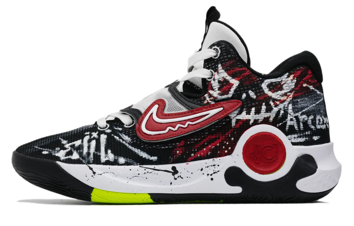 Nike KD Trey 5 X Eye Of Demon Cushioning Slip Resistant Abrasion Resistant Low top Basketball Shoes Men's Black Red