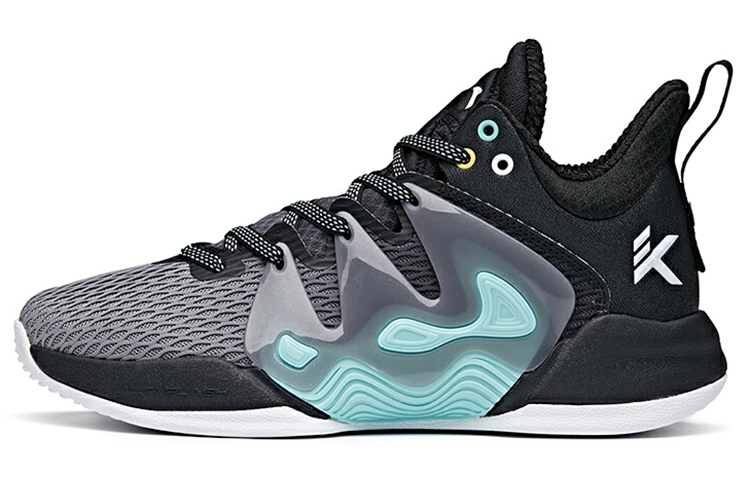 Anta Mountain 1 Abrasion Resistant Slip Resistant Low top Performance Basketball Shoes Men’s Black Gray