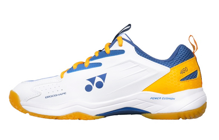 YONEX Power Cushion Badminton Shoes Unisex Low Top White Navy Blue