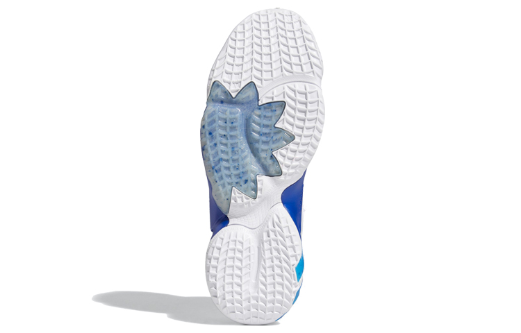 Кроссовки adidas D.O.N. Issue #2 (бело-синие) — фото 6