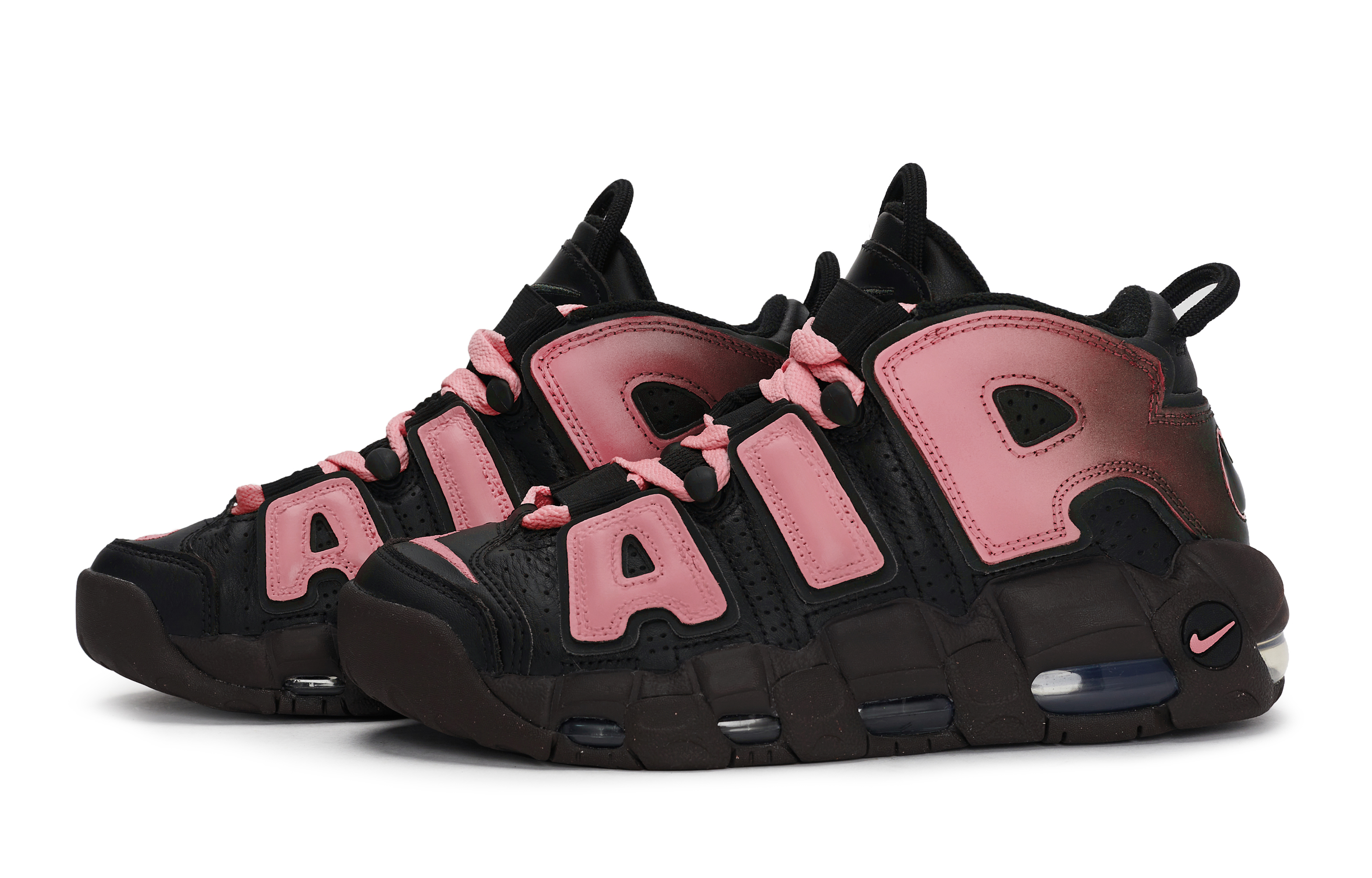 Nike Air More Uptempo Slip Resistant Mid top Vintage Basketball Shoes Women’s Pink