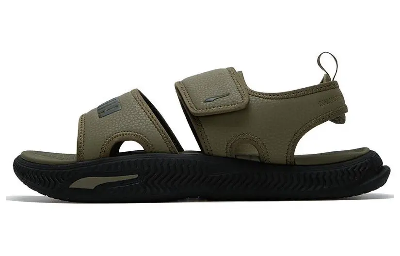PUMA SoftridePro Sandal 24 Beach Sandals Unisex Olive Green