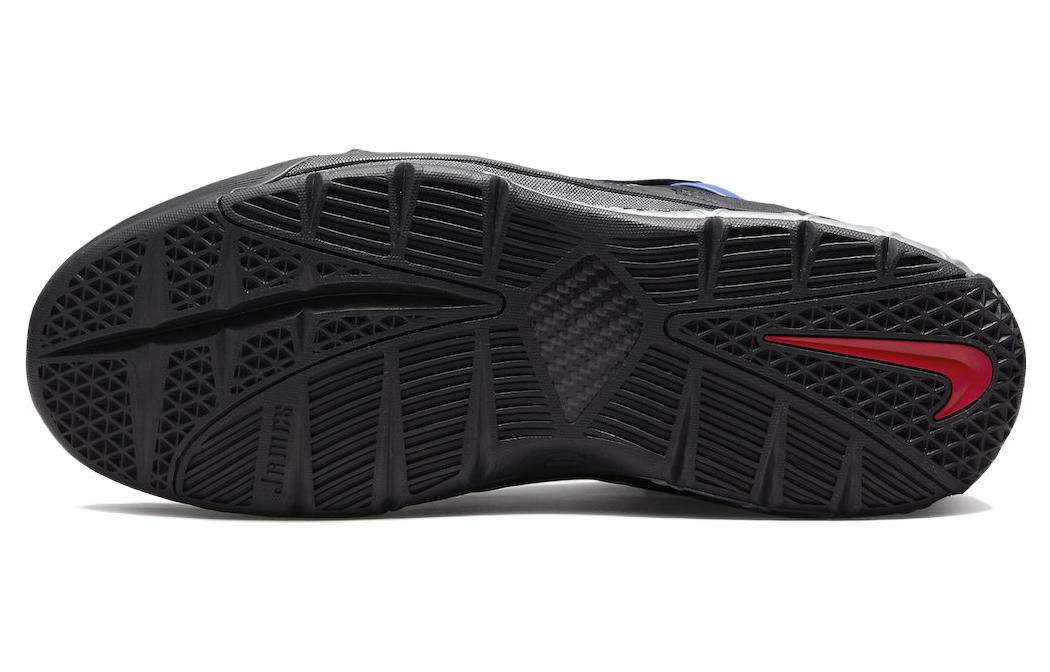 Мужские кроссовки Nike Lebron 3 (черно-красно-синие) — Чёрный / красный / синий — фото 6