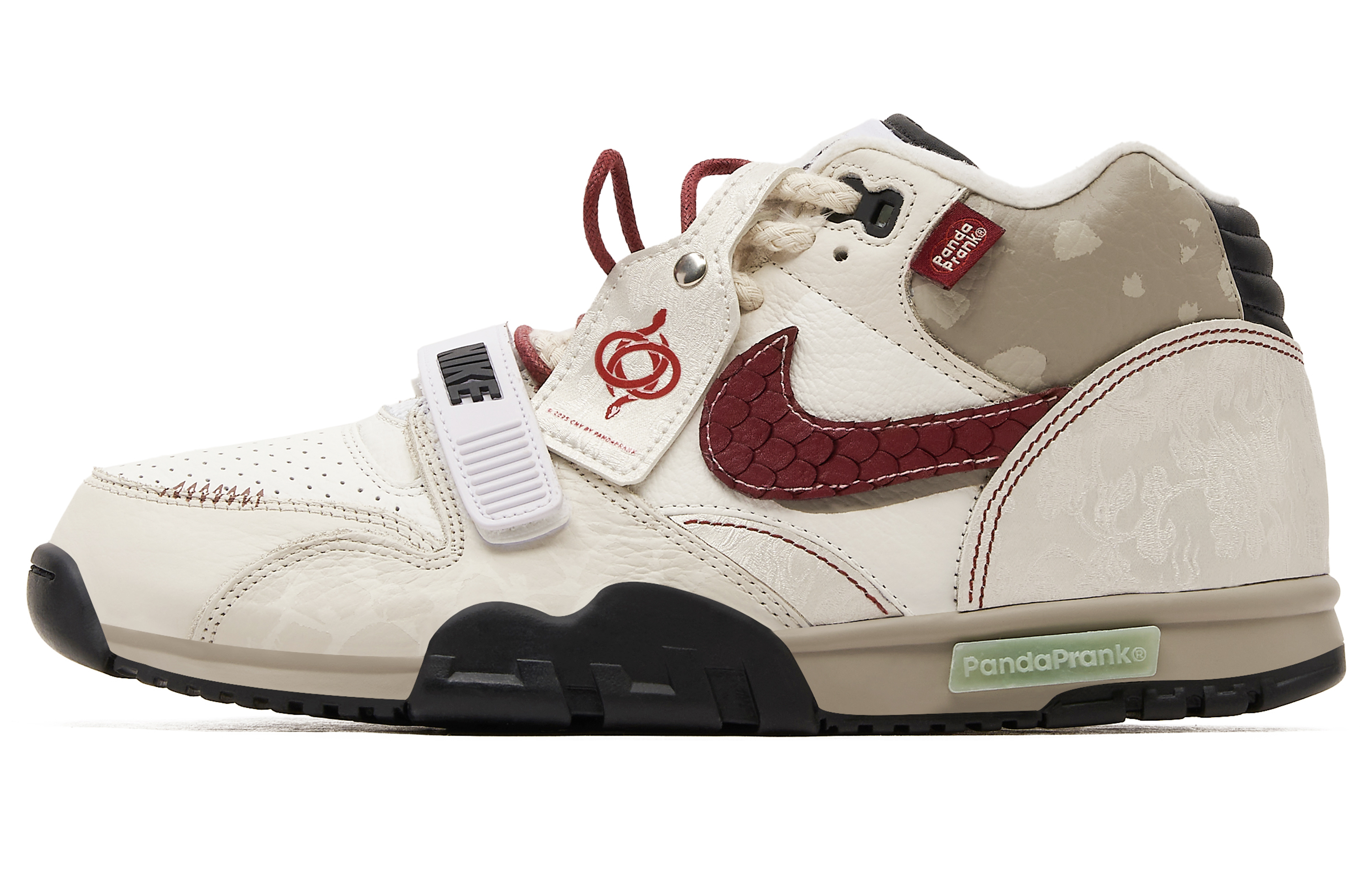 Nike Air Trainer 1 Leather Slip Resistant Abrasion Resistant Mid top Training Shoes Men’s Brown