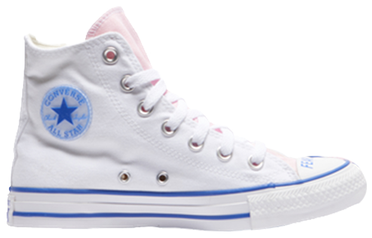 Женские кеды Converse Chuck Taylor All Star (розово-белые) — Розовый / белый — фото 2