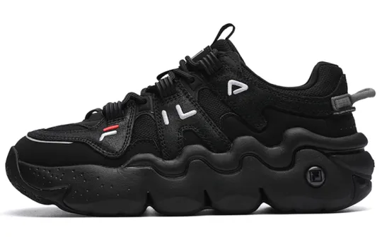 FILA Retro Basketball Shoes Black Women's